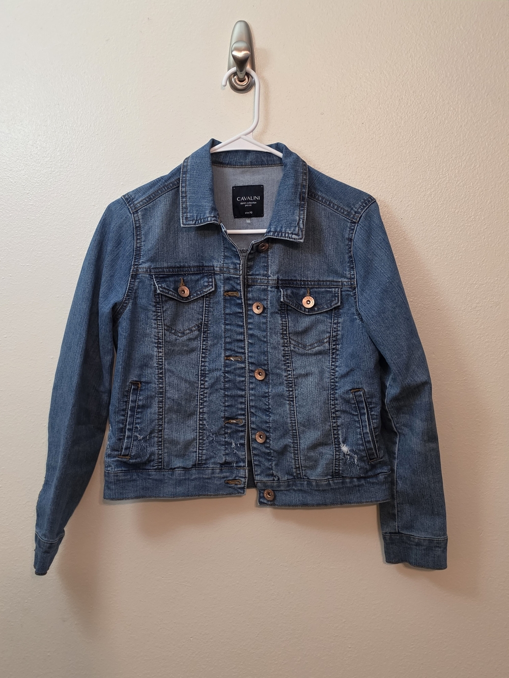 Cavalini Medium Blue Denim Trucker Jacket
